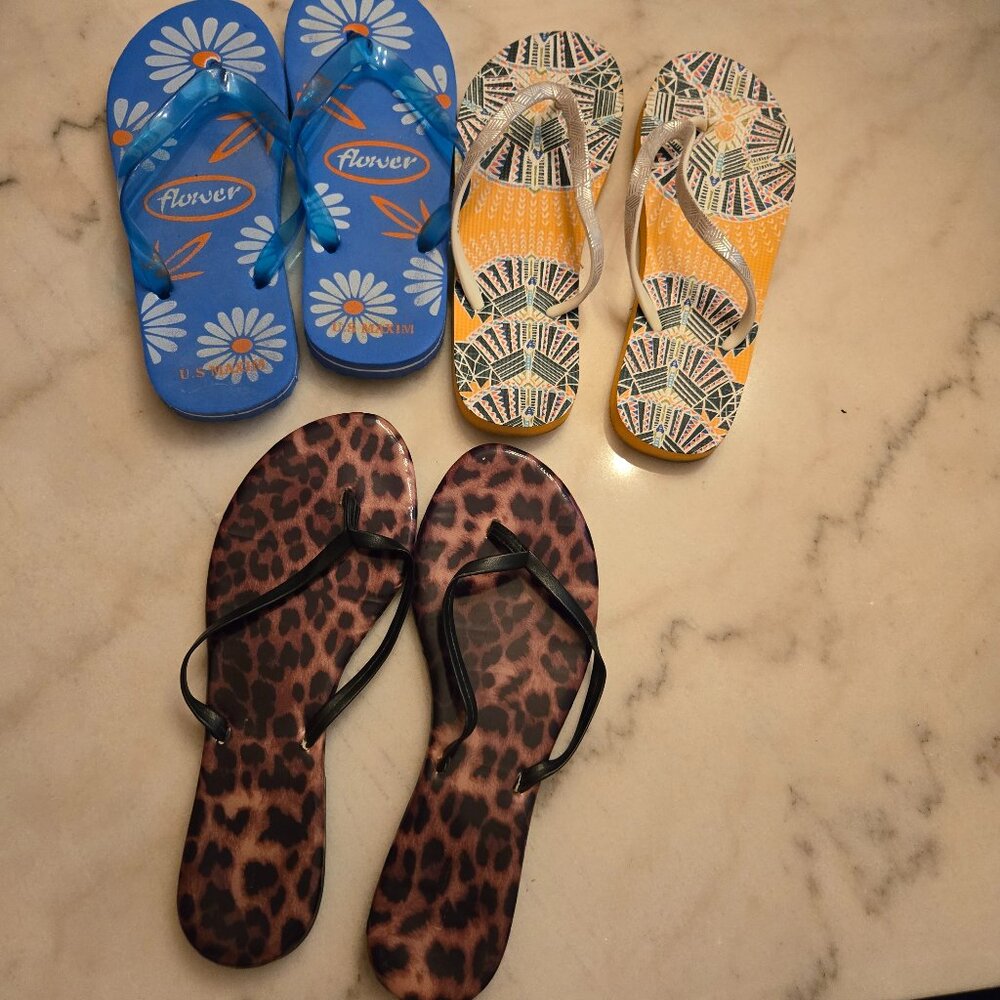Lot of Women's Sandals 3 pairs